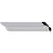 Ekena Millwork 2 3/4"H x 2 3/4"P x 3 7/8"F x 94 1/2"L Dublin Smooth Crown Moulding MLD02X02X03DU - alternate 1